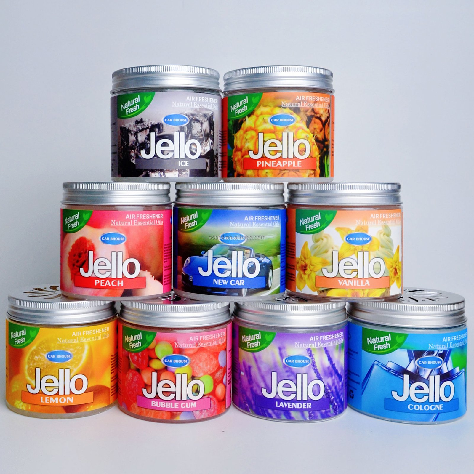 Gel Air Freshener Eco-Friendly Modern Car Interior Home Dispenser